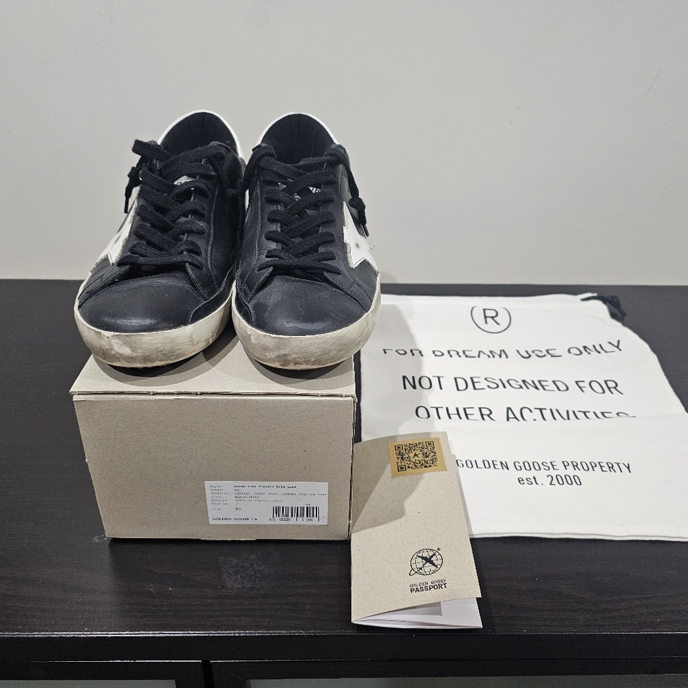 Men’s Golden Goose Super Star Sneakers 44 11 - Picture 4 of 10